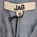 Jag Angular Zip Chambray Dress Size 10 by SwapUp-Online Second Hand Store-Online Thrift Store