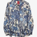 Johnny Was Patchwork Floral Front Pocket Shirt Size L by SwapUp-Online Second Hand Store-Online Thrift Store