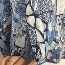 Johnny Was Patchwork Floral Front Pocket Shirt Size L by SwapUp-Online Second Hand Store-Online Thrift Store