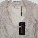 Karen Millen Taupe Elegant Cutwork Lace Evening Top Size 14 by SwapUp-Online Second Hand Store-Online Thrift Store