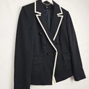 Karen Millen Timeless Textured Double Breasted Blazer Size 16 by SwapUp-Online Second Hand Store-Online Thrift Store