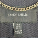 Karen Millen Timeless Textured Double Breasted Blazer Size 16 by SwapUp-Online Second Hand Store-Online Thrift Store