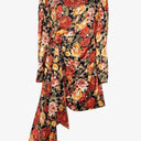 Keepsake Autumn Draped Floral Mini Dress Size 10 by SwapUp-Online Second Hand Store-Online Thrift Store