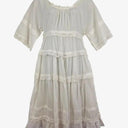 Kinga Csilla Ivory Tiered Lace Dress Size 12 by SwapUp-Online Second Hand Store-Online Thrift Store