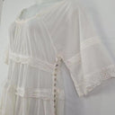 Kinga Csilla Ivory Tiered Lace Dress Size 12 by SwapUp-Online Second Hand Store-Online Thrift Store
