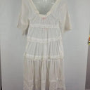 Kinga Csilla Ivory Tiered Lace Dress Size 12 by SwapUp-Online Second Hand Store-Online Thrift Store