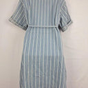 Kireina Structured Denim Stripe Dress Size S by SwapUp-Online Second Hand Store-Online Thrift Store