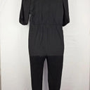Kuwaii Relaxed Black Collared Jumpsuit Size 10 by SwapUp-Online Second Hand Store-Online Thrift Store