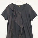 Laura Ashley Aysymetrical Frilled Dressy Top Size XL by SwapUp-Online Second Hand Store-Online Thrift Store