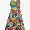 Lemonade on the Lawn Vintage Garden Afternoon Tea Dress Size 10 by SwapUp-Online Second Hand Store-Online Thrift Store