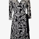 Leona Edmiston Pottery Print Wrap Midi Dress Size XS by SwapUp-Online Second Hand Store-Online Thrift Store