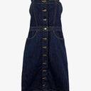 Levi's Button Down Denim Pinafore Dress Size XS by SwapUp-Online Second Hand Store-Online Thrift Store