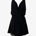 Life With Bird Textured Drawstring Dual Layer Playsuit Size S by SwapUp-Online Second Hand Store-Online Thrift Store
