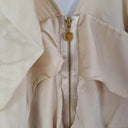 Lisa Ho Champagne Double Layer Frilled Midi Dress Size 10 by SwapUp-Online Second Hand Store-Online Thrift Store