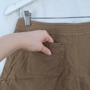 Lisa Ho Mocha Studded Split Hem Shorts Size 8 by SwapUp-Online Second Hand Store-Online Thrift Store