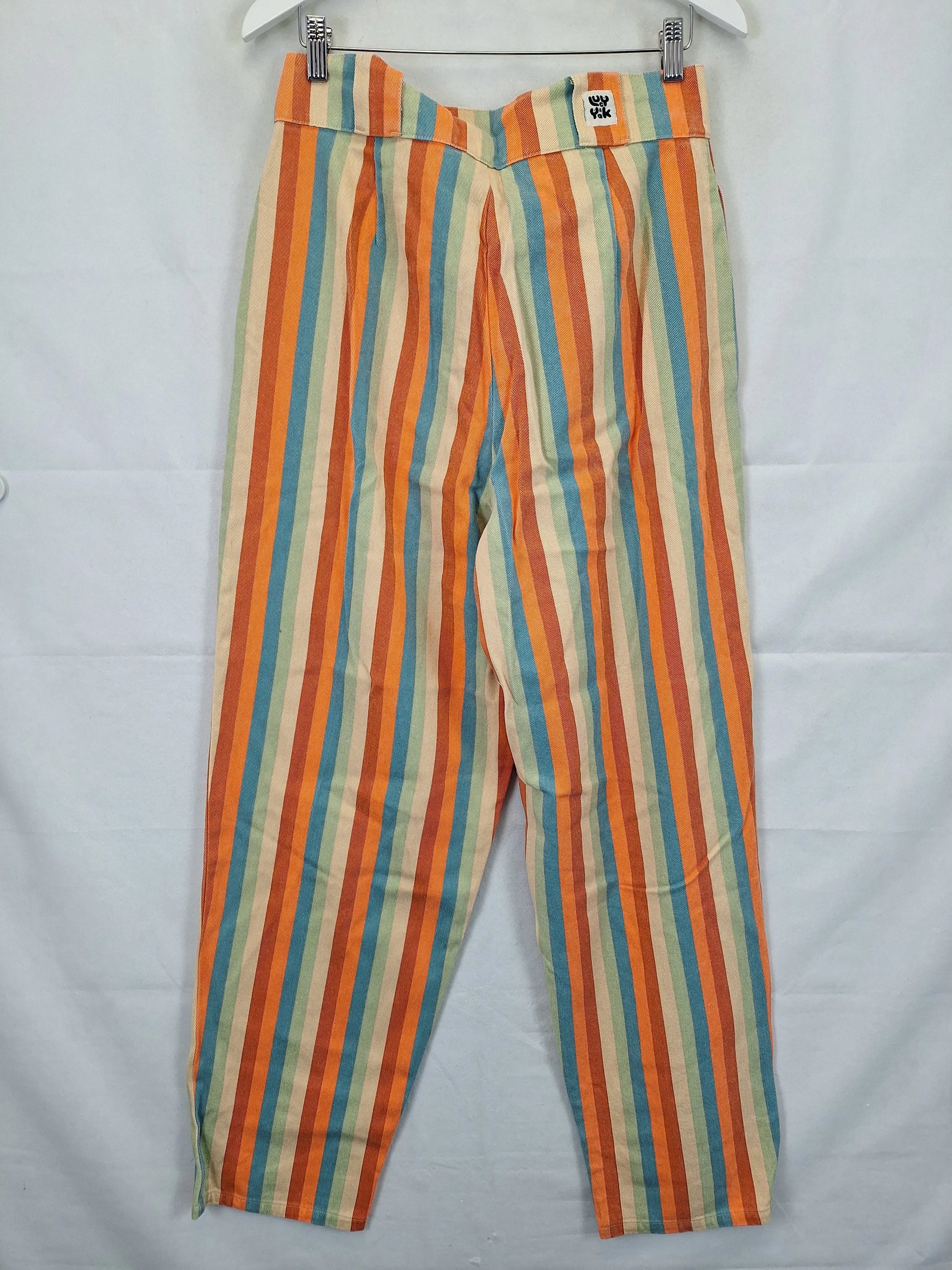 Lucy & Yak Twill Striped Tapered Denim Pants Size 16 by SwapUp-Online Second Hand Store-Online Thrift Store