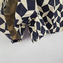 M A Dainty Navy Funky Geometric Playsuit Size 10 by SwapUp-Online Second Hand Store-Online Thrift Store