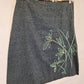 Maiocchi Grey Flecked Floral A-line Midi Skirt Size 14 by SwapUp-Online Second Hand Store-Online Thrift Store