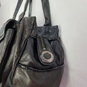 Mimco Shiny Fold Over Shoulder Bag by SwapUp-Online Second Hand Store-Online Thrift Store