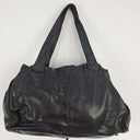 Mimco Shiny Fold Over Shoulder Bag by SwapUp-Online Second Hand Store-Online Thrift Store