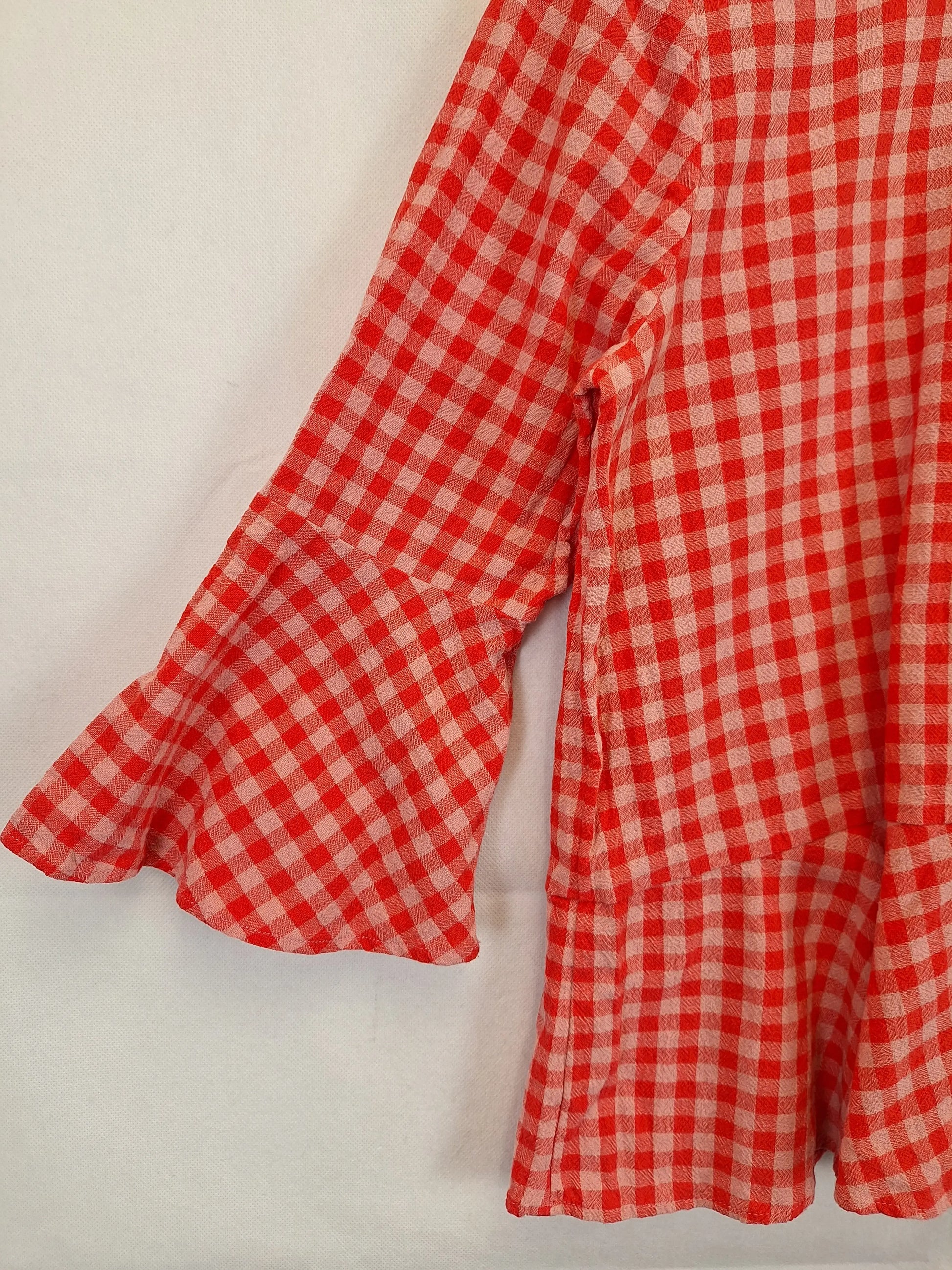 Mister Zimi Dainty Gingham Cotton Top Size 10 by SwapUp-Online Second Hand Store-Online Thrift Store