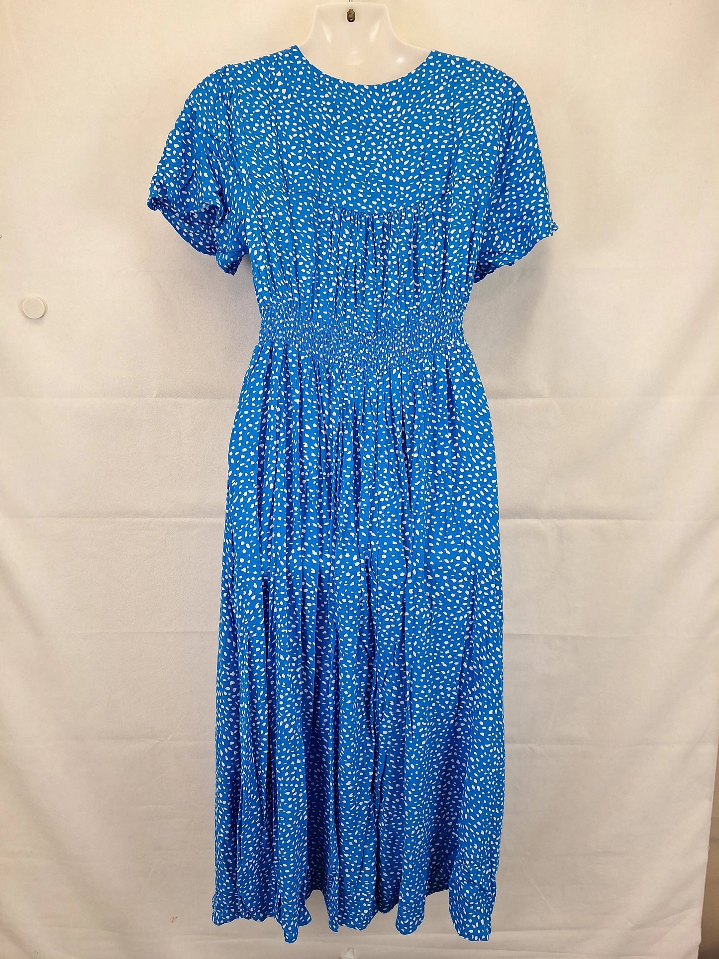 Mister Zimi Elegant V Neck Confetti Midi Dress Size 10 by SwapUp-Online Second Hand Store-Online Thrift Store