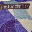 Mister Zimi Fun Geometric Gathered Mini Dress Size 12 by SwapUp-Online Second Hand Store-Online Thrift Store