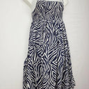 Mister Zimi Navy Summer Swirl Midi Dress Size 10 by SwapUp-Online Second Hand Store-Online Thrift Store