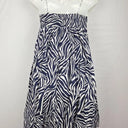 Mister Zimi Navy Summer Swirl Midi Dress Size 10 by SwapUp-Online Second Hand Store-Online Thrift Store
