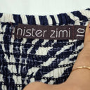 Mister Zimi Navy Summer Swirl Midi Dress Size 10 by SwapUp-Online Second Hand Store-Online Thrift Store