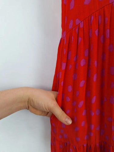 Mister Zimi Tiered Confetti Maxi Dress Size 10 by SwapUp-Online Second Hand Store-Online Thrift Store