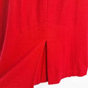 Natasha Gan Crimson Fitted Panel Midi Dress Size 12 by SwapUp-Online Second Hand Store-Online Thrift Store