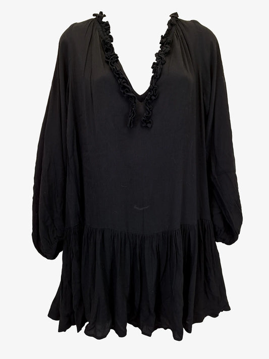 Natasha Gan Plunged Drop Waist Mini Dress Size 8 by SwapUp-Online Second Hand Store-Online Thrift Store