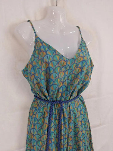 Nine Lives Bazaar Loretta Santorini Midi Dress Size 10 by SwapUp-Online Second Hand Store-Online Thrift Store