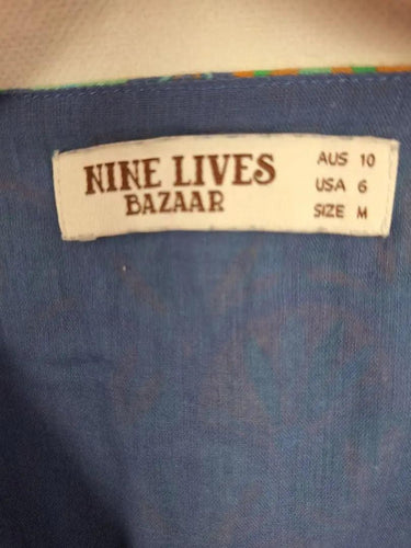 Nine Lives Bazaar Loretta Santorini Midi Dress Size 10 by SwapUp-Online Second Hand Store-Online Thrift Store