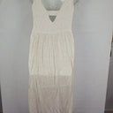 Nomad Natural Striped Gathered Sundress Midi Dress Size XXL by SwapUp-Online Second Hand Store-Online Thrift Store