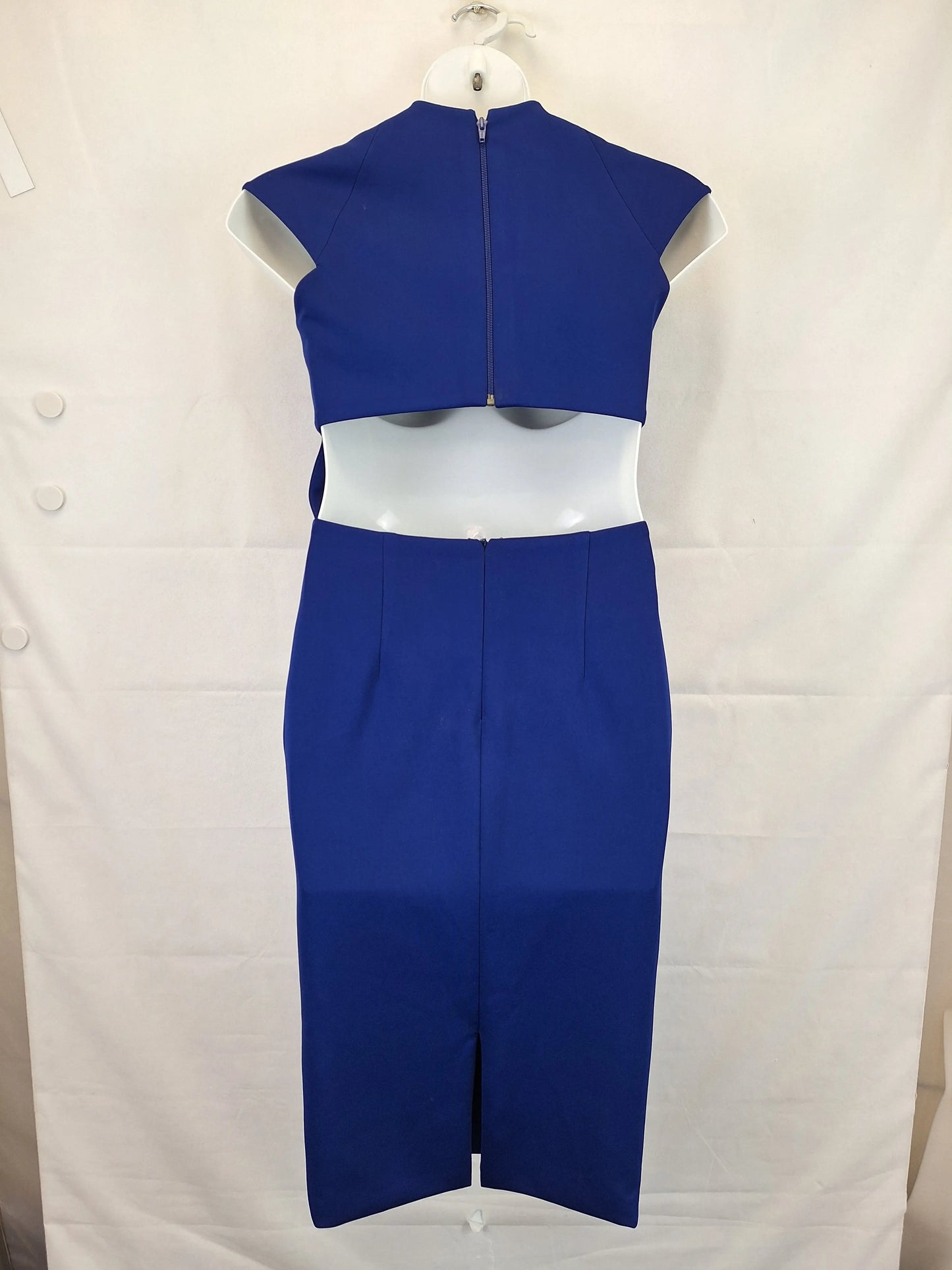 Only One Ashley Tailored Backless Evening Midi Dress Size 12 by SwapUp-Online Second Hand Store-Online Thrift Store