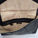 Oroton Alligator Textured Pouch Clutch Size by SwapUp-Online Second Hand Store-Online Thrift Store