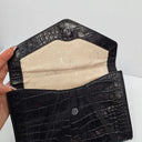 Oroton Alligator Textured Pouch Clutch Size by SwapUp-Online Second Hand Store-Online Thrift Store