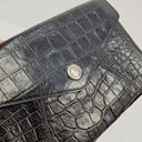 Oroton Alligator Textured Pouch Clutch Size by SwapUp-Online Second Hand Store-Online Thrift Store