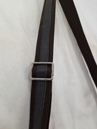 Oroton Chocolate Textured Crossbody Laptop Bag Size None by SwapUp-Online Second Hand Store-Online Thrift Store