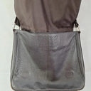 Oroton Chocolate Textured Crossbody Laptop Bag Size None by SwapUp-Online Second Hand Store-Online Thrift Store