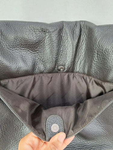 Oroton Chocolate Textured Crossbody Laptop Bag Size None by SwapUp-Online Second Hand Store-Online Thrift Store