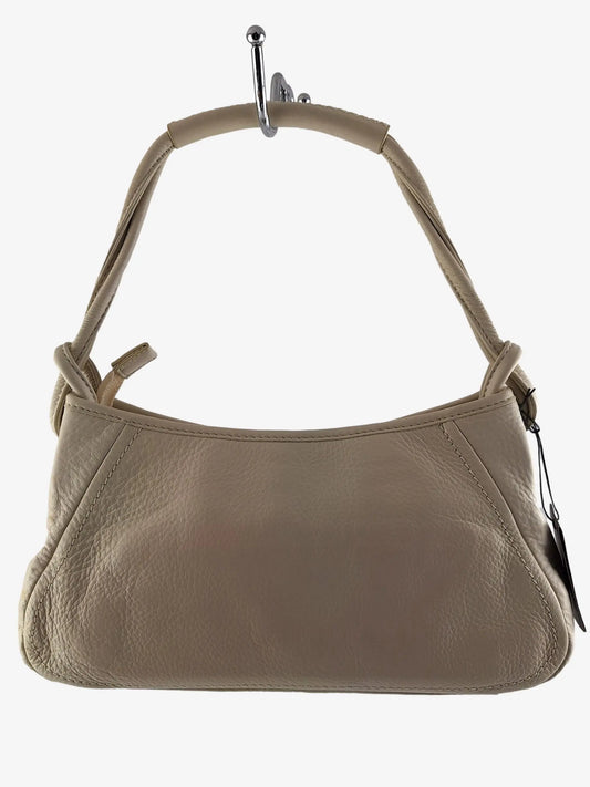 Oroton Cream Classic Small Shoulder Bag by SwapUp-Online Second Hand Store-Online Thrift Store
