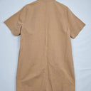 Oroton Latte Safari Large Pocket Midi Jacket Size 10 by SwapUp-Online Second Hand Store-Online Thrift Store