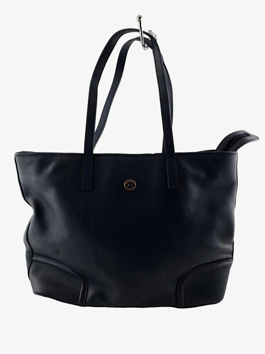 Oroton Oroton Essential Pebbled Leather Tote Bag by SwapUp-Online Second Hand Store-Online Thrift Store