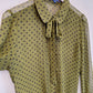 Princess Highway Sheer Khaki Spotted Blouse Size 14 by SwapUp-Online Second Hand Store-Online Thrift Store