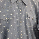 ROPER Chambray Western Style Shirt Size XL by SwapUp-Online Second Hand Store-Online Thrift Store