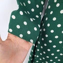 Reformation Emerald Polka Dot Midi Dress Size 6 by SwapUp-Online Second Hand Store-Online Thrift Store