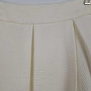 Review Classic Cream Box Pleated Midi Skirt Size 8 by SwapUp-Online Second Hand Store-Online Thrift Store